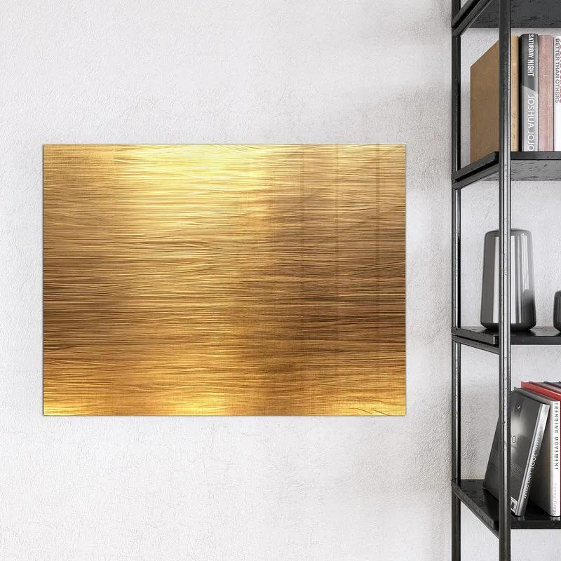 Magnettafel - Gebürstetes Gold