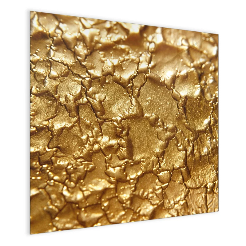 Magnettafel - Rissiges Gold
