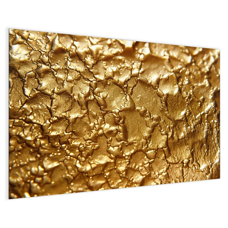 Magnettafel - Rissiges Gold