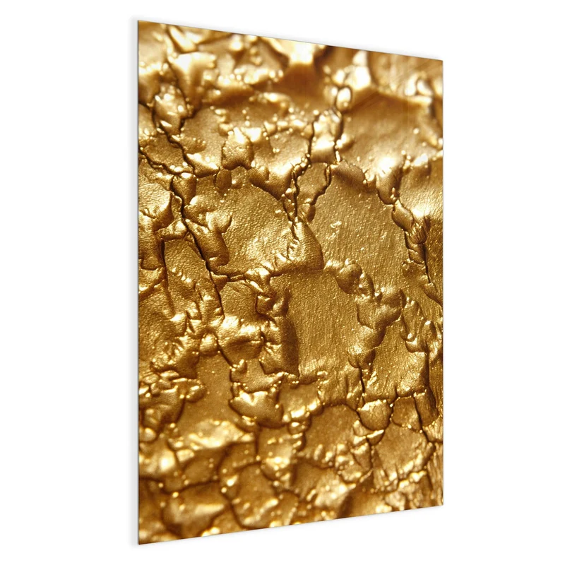 Magnettafel - Rissiges Gold