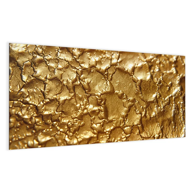 Magnettafel - Rissiges Gold