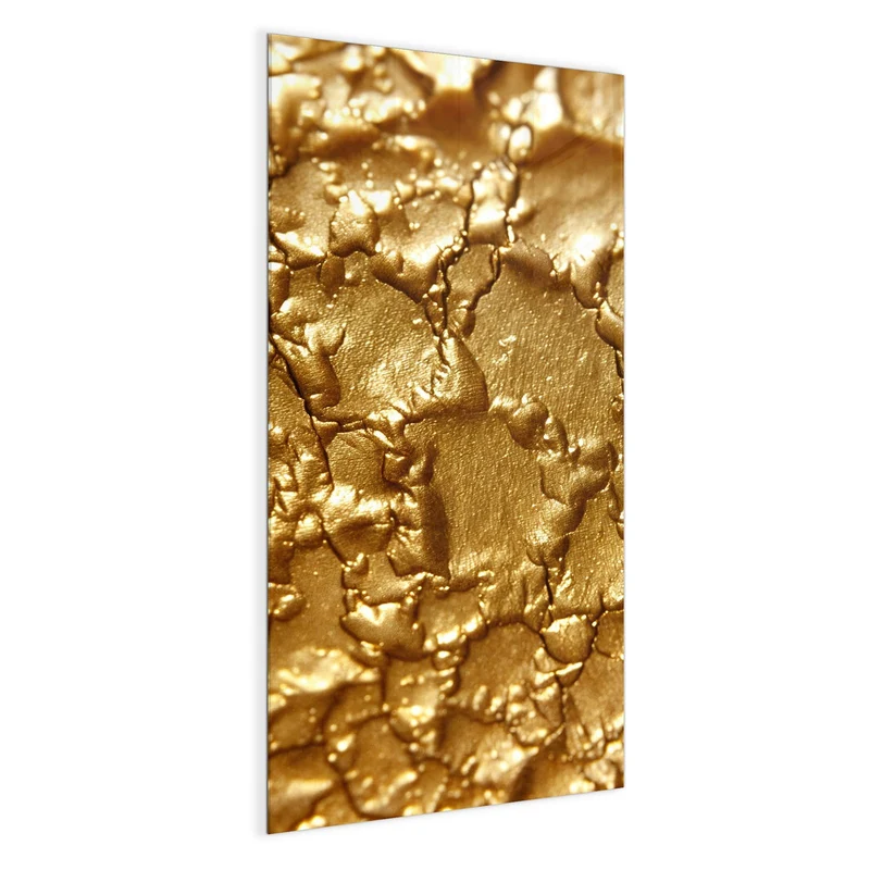 Magnettafel - Rissiges Gold