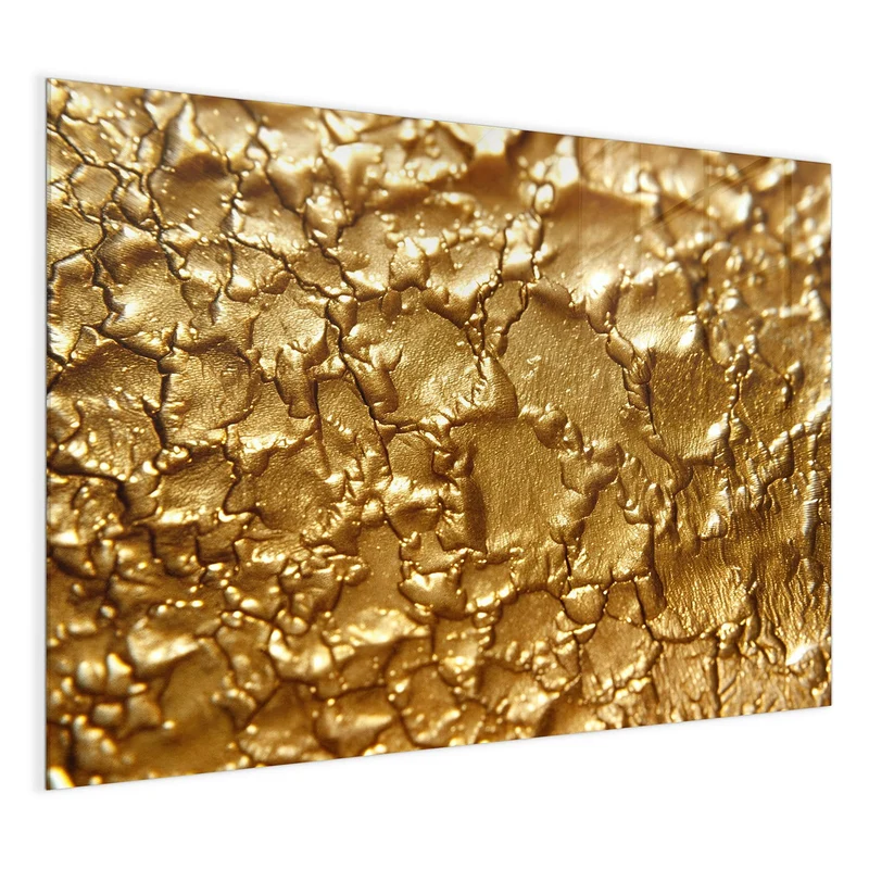 Magnettafel - Rissiges Gold