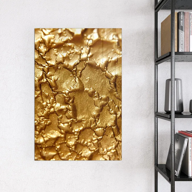 Magnettafel - Rissiges Gold