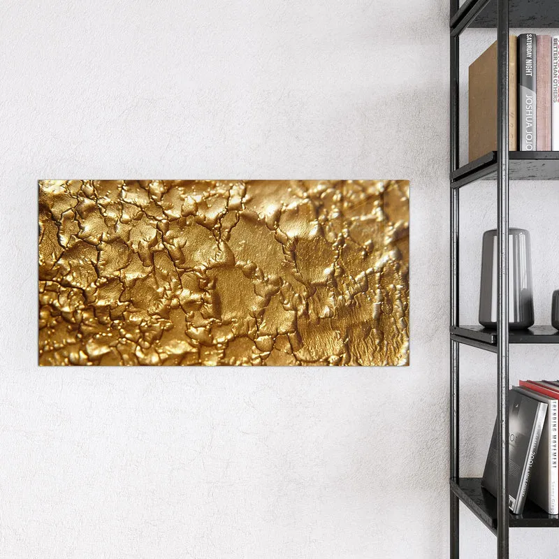 Magnettafel - Rissiges Gold
