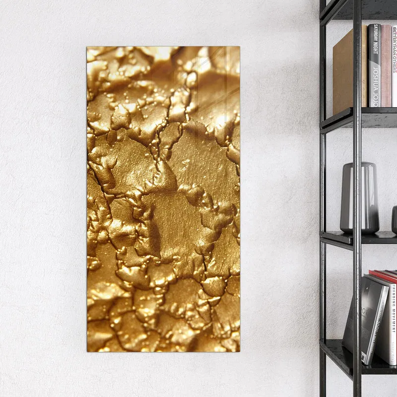 Magnettafel - Rissiges Gold