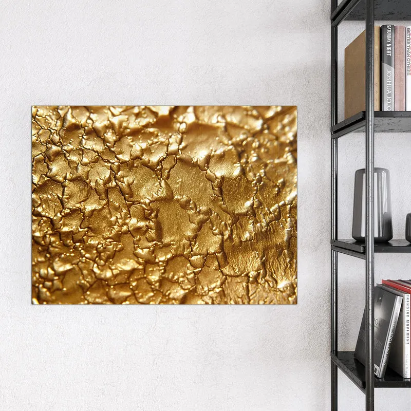 Magnettafel - Rissiges Gold