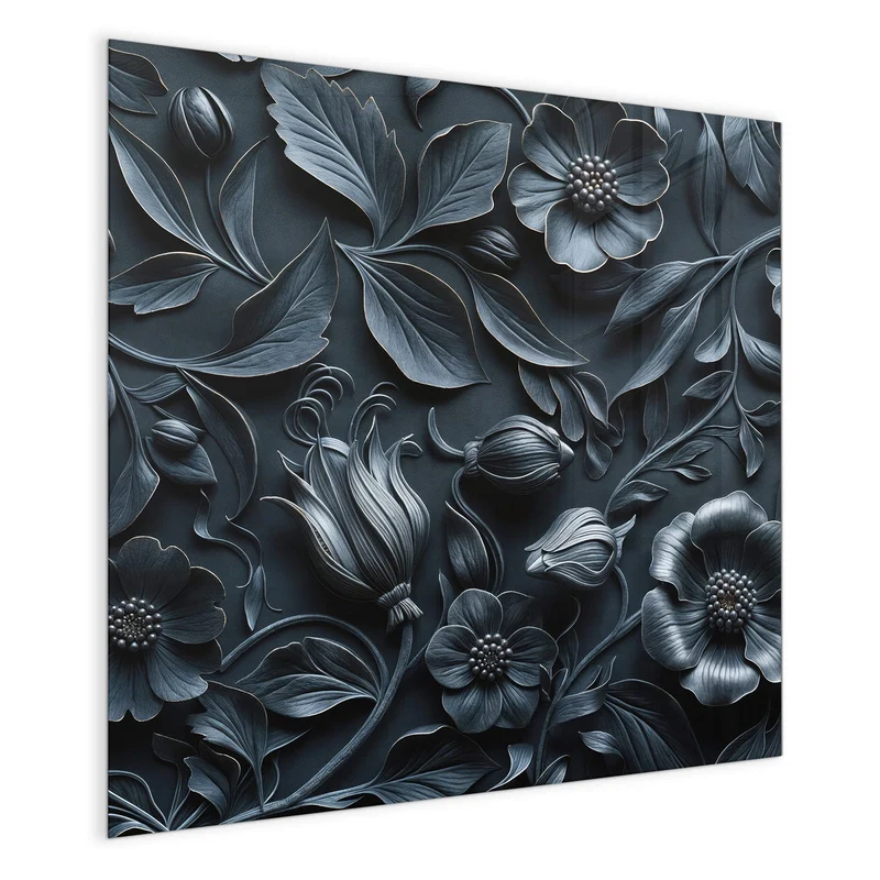 Magnettafel - Relief in Anthrazitblau