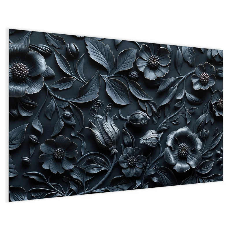 Magnettafel - Relief in Anthrazitblau