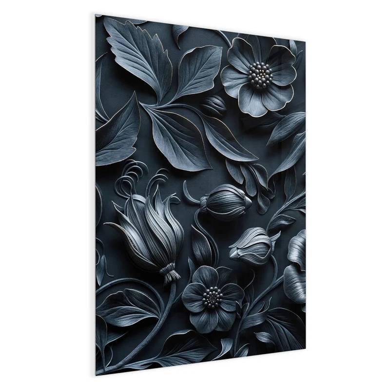 Magnettafel - Relief in Anthrazitblau