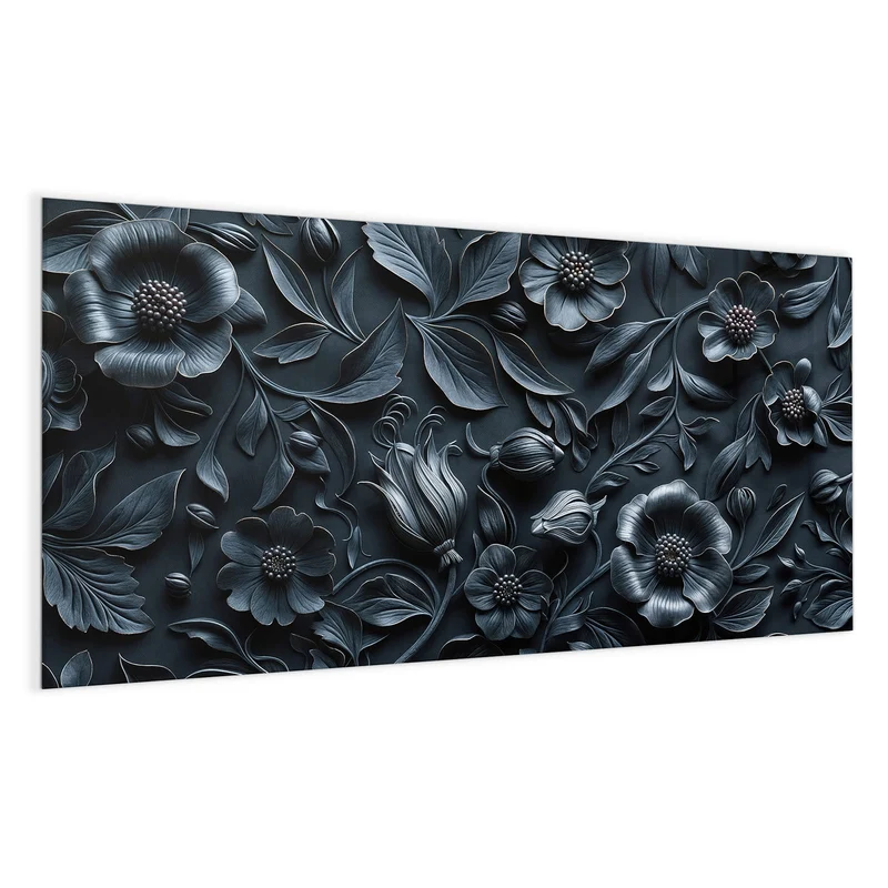 Magnettafel - Relief in Anthrazitblau