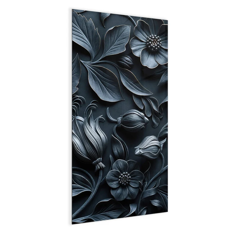 Magnettafel - Relief in Anthrazitblau