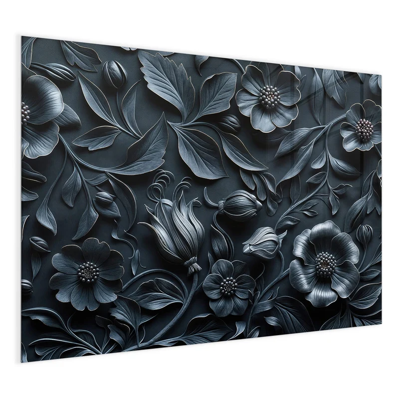 Magnettafel - Relief in Anthrazitblau