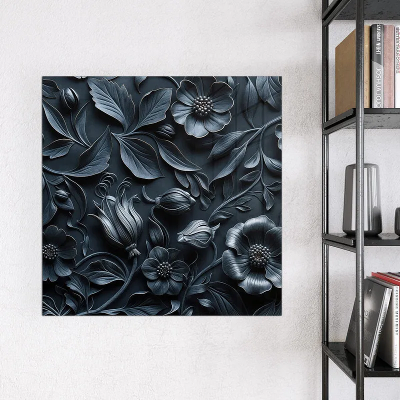 Magnettafel - Relief in Anthrazitblau