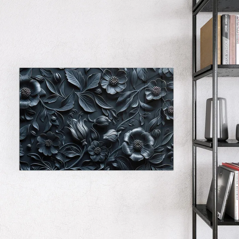 Magnettafel - Relief in Anthrazitblau