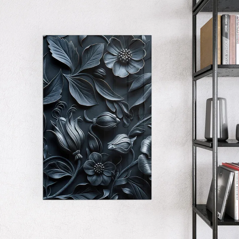 Magnettafel - Relief in Anthrazitblau