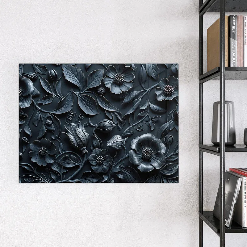 Magnettafel - Relief in Anthrazitblau