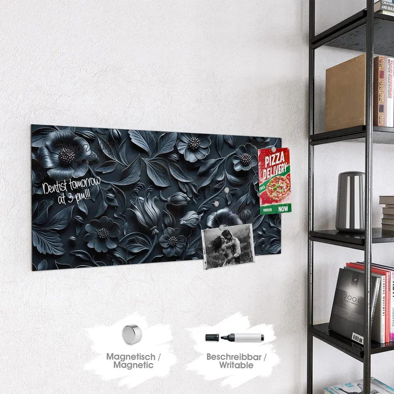 Magnettafel - Relief in Anthrazitblau