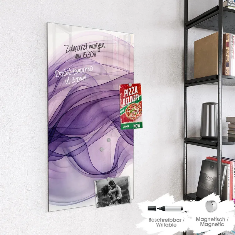 Magnettafel - Schwungvolle Linien