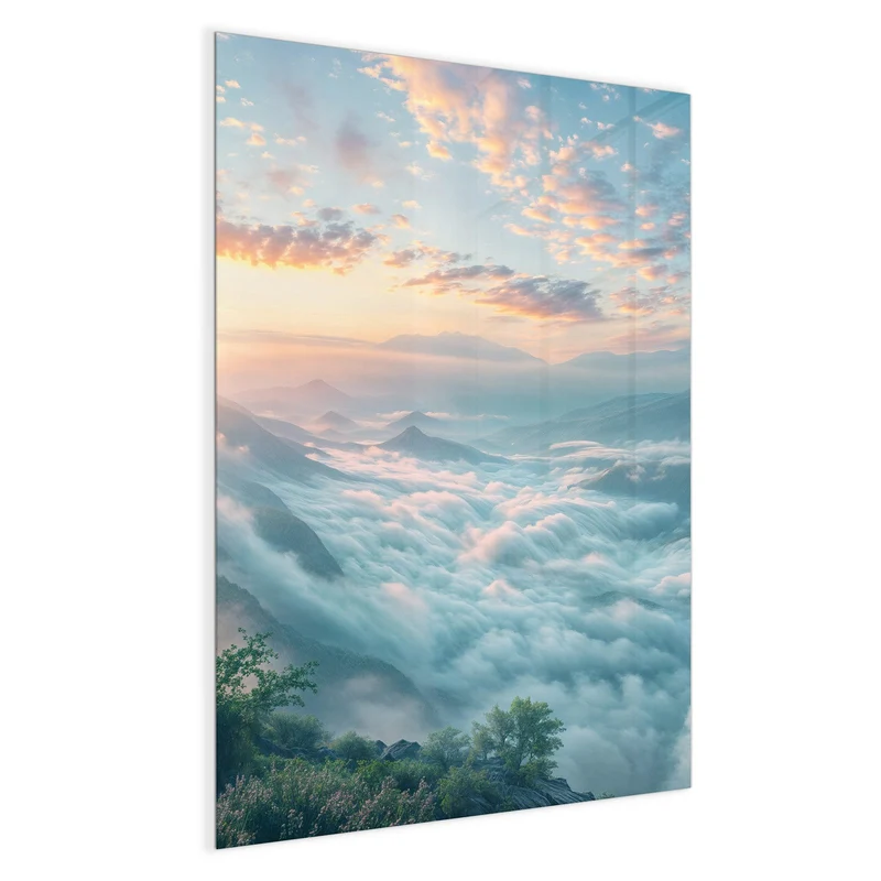 Magnettafel - Wolkenmeer am Morgen