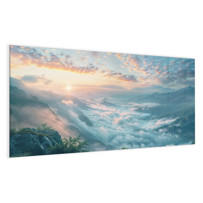 Magnettafel - Wolkenmeer am Morgen