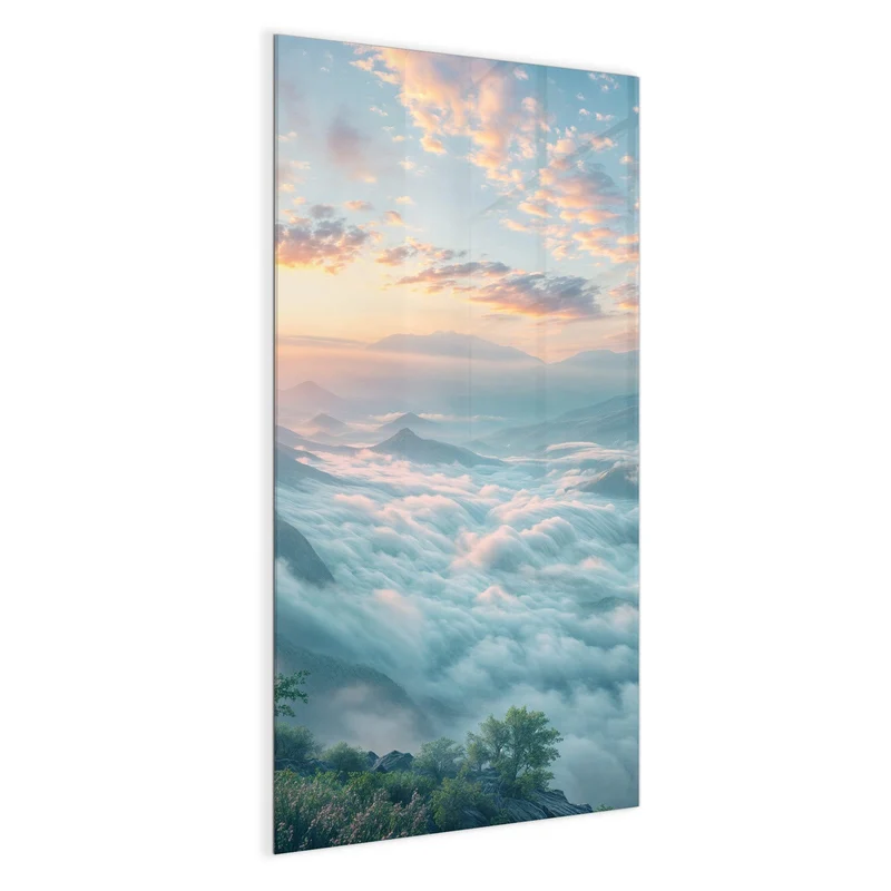 Magnettafel - Wolkenmeer am Morgen