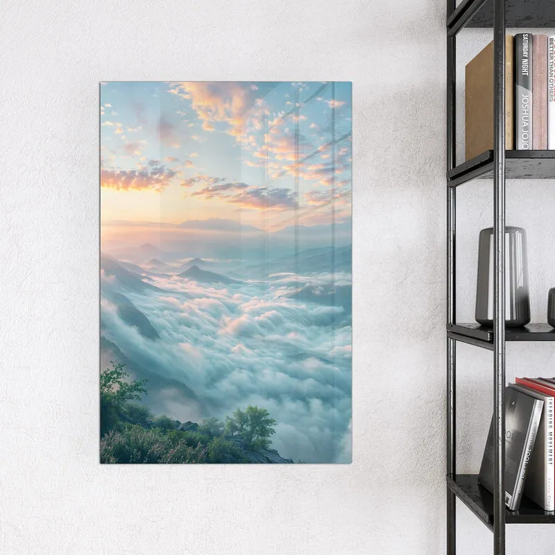 Magnettafel - Wolkenmeer am Morgen