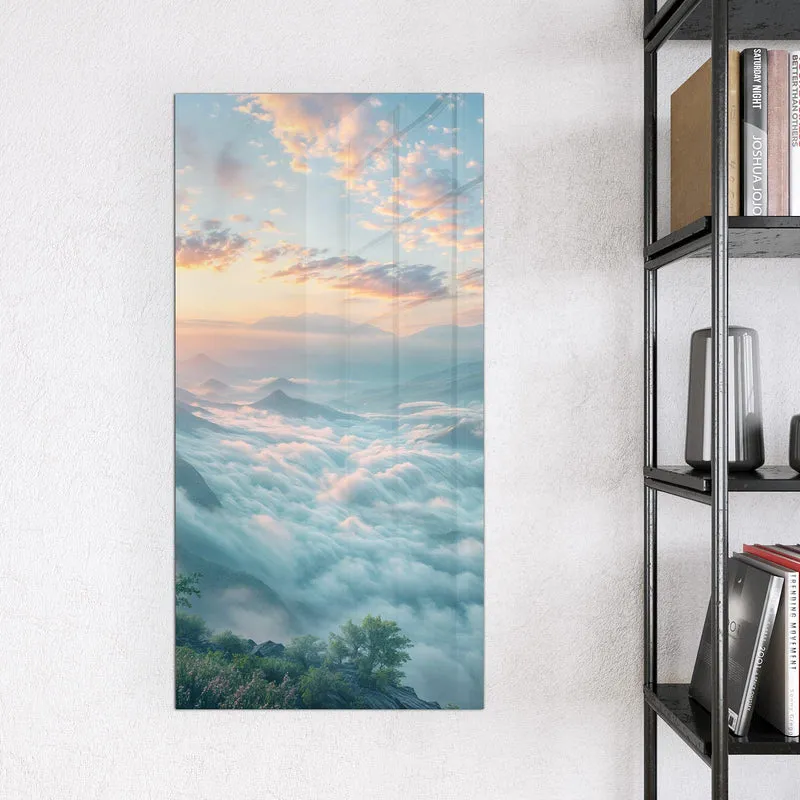 Magnettafel - Wolkenmeer am Morgen