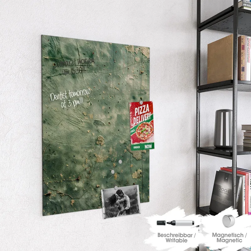 Magnettafel - Grüne Patina
