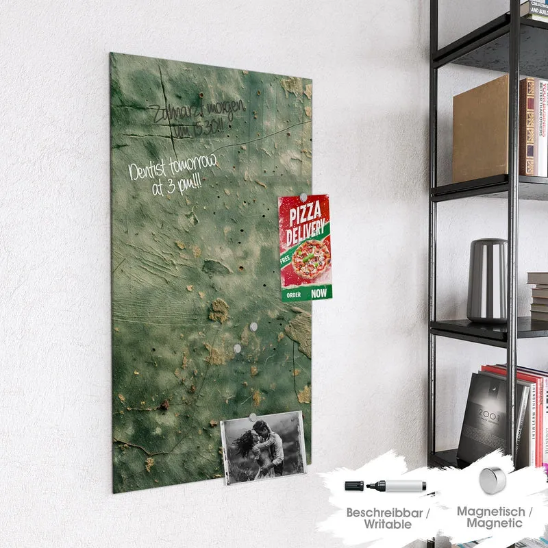 Magnettafel - Grüne Patina