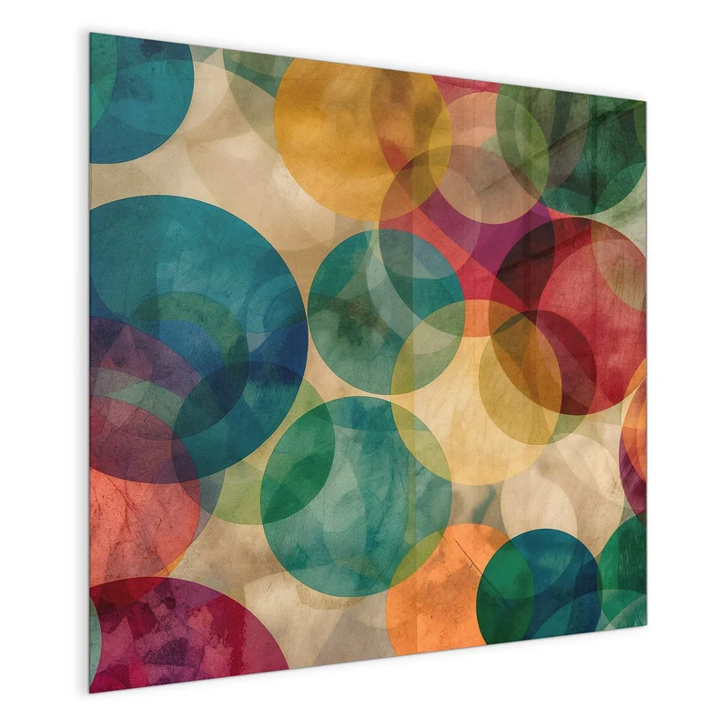 Magnettafel - Farbenfrohe Kreise