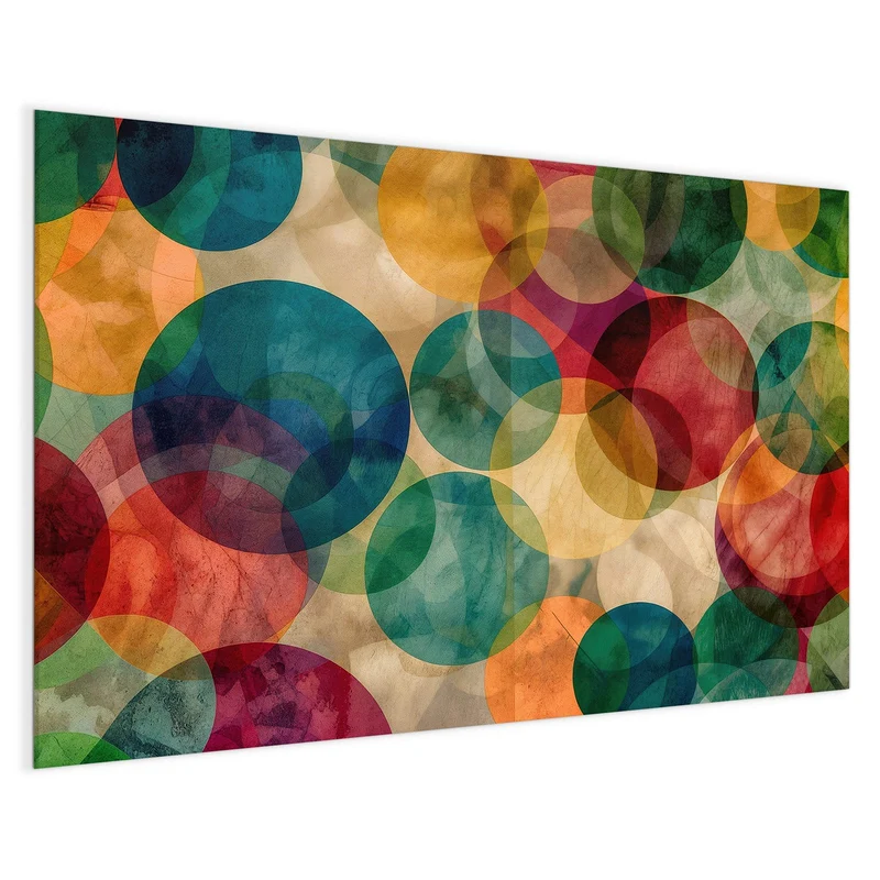 Magnettafel - Farbenfrohe Kreise