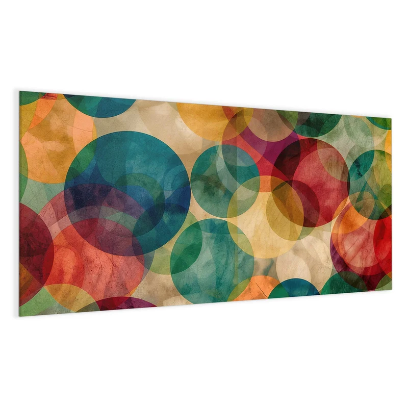 Magnettafel - Farbenfrohe Kreise