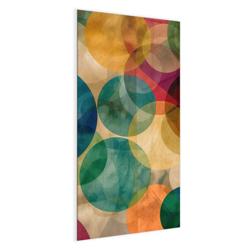 Magnettafel - Farbenfrohe Kreise