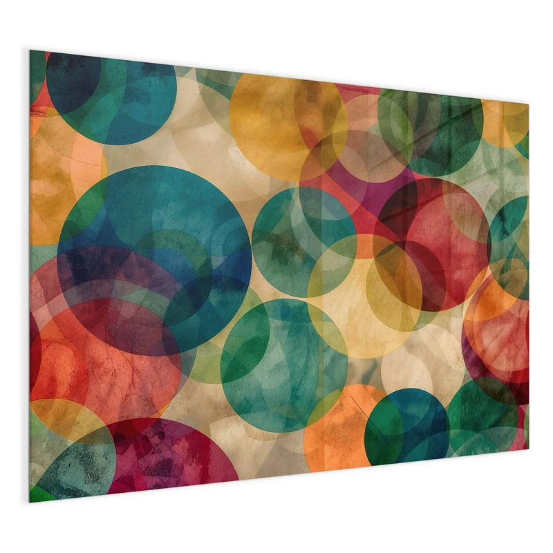 Magnettafel - Farbenfrohe Kreise