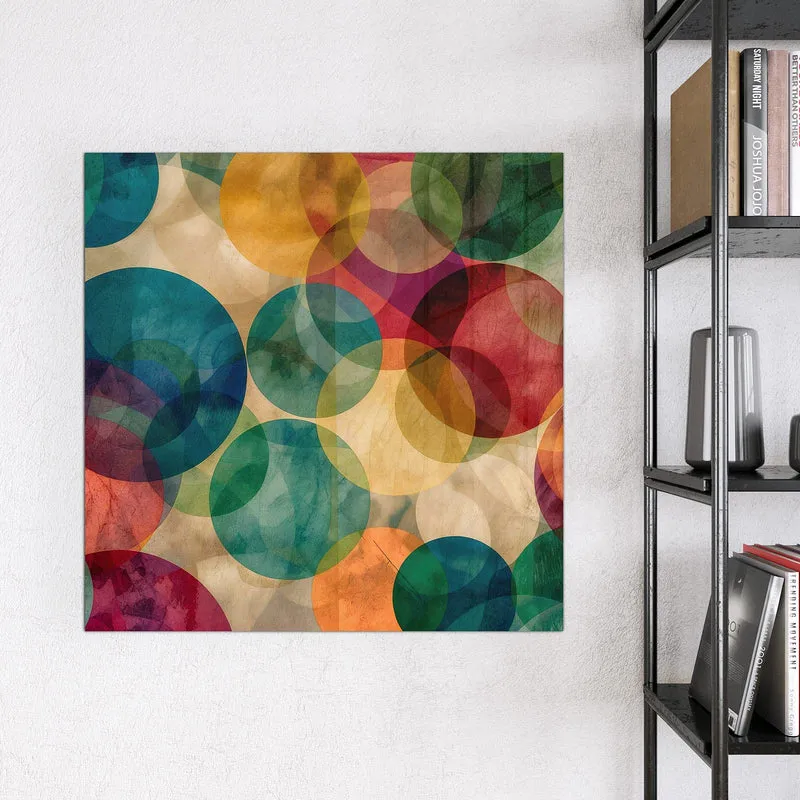 Magnettafel - Farbenfrohe Kreise