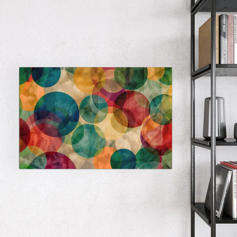Magnettafel - Farbenfrohe Kreise
