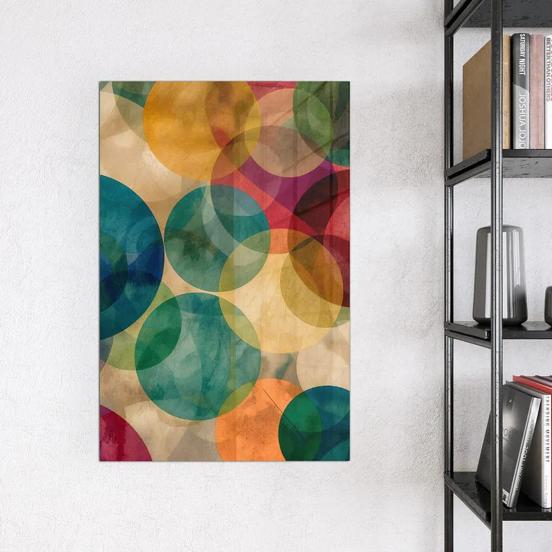 Magnettafel - Farbenfrohe Kreise