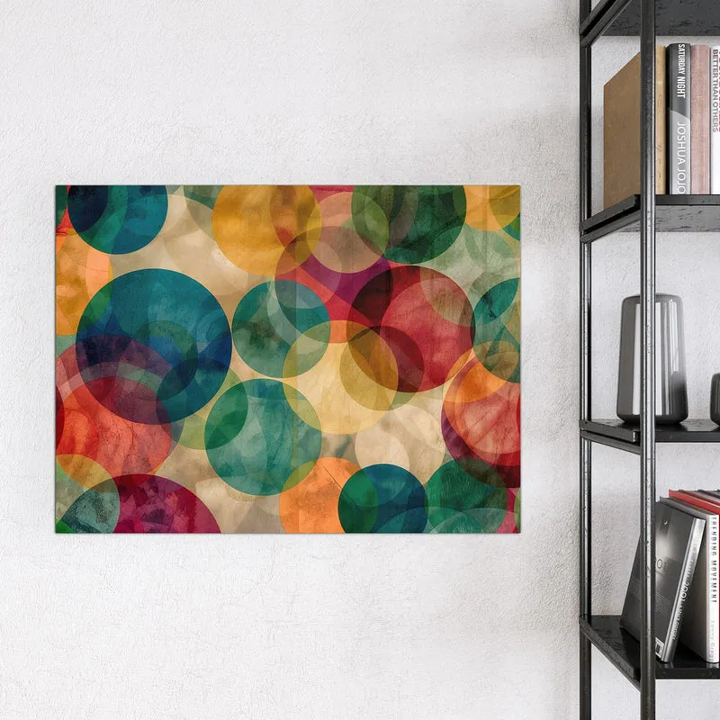 Magnettafel - Farbenfrohe Kreise