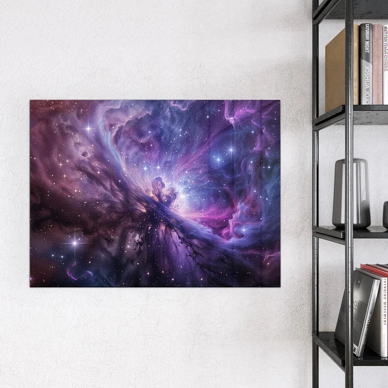 Magnettafel - Violetter Sternennebel