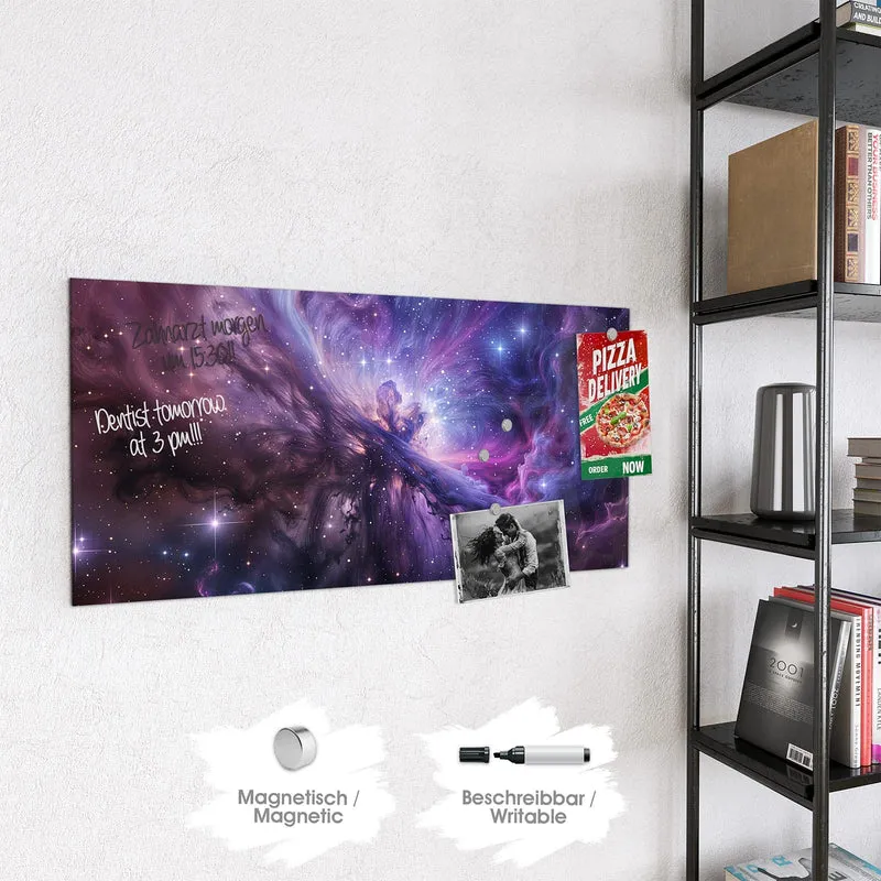 Magnettafel - Violetter Sternennebel