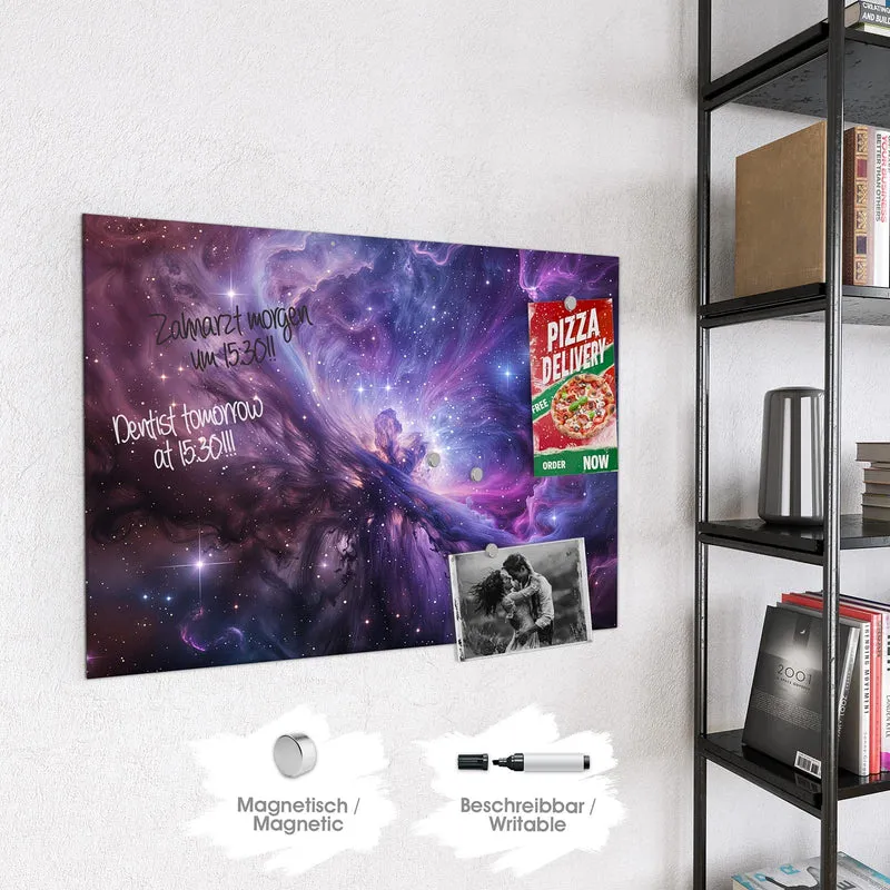 Magnettafel - Violetter Sternennebel