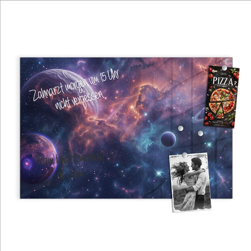 Magnettafel - Planet mit Ring