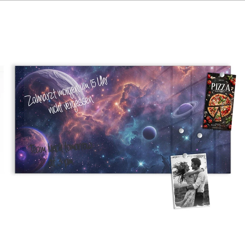 Magnettafel - Planet mit Ring