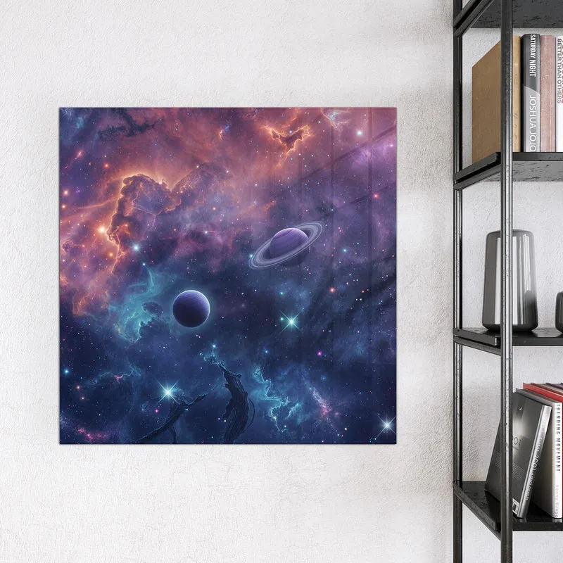 Magnettafel - Planet mit Ring