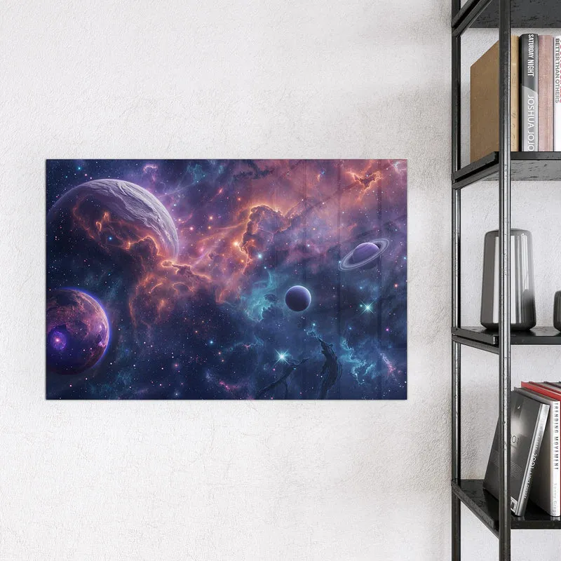 Magnettafel - Planet mit Ring