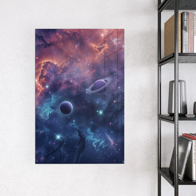 Magnettafel - Planet mit Ring