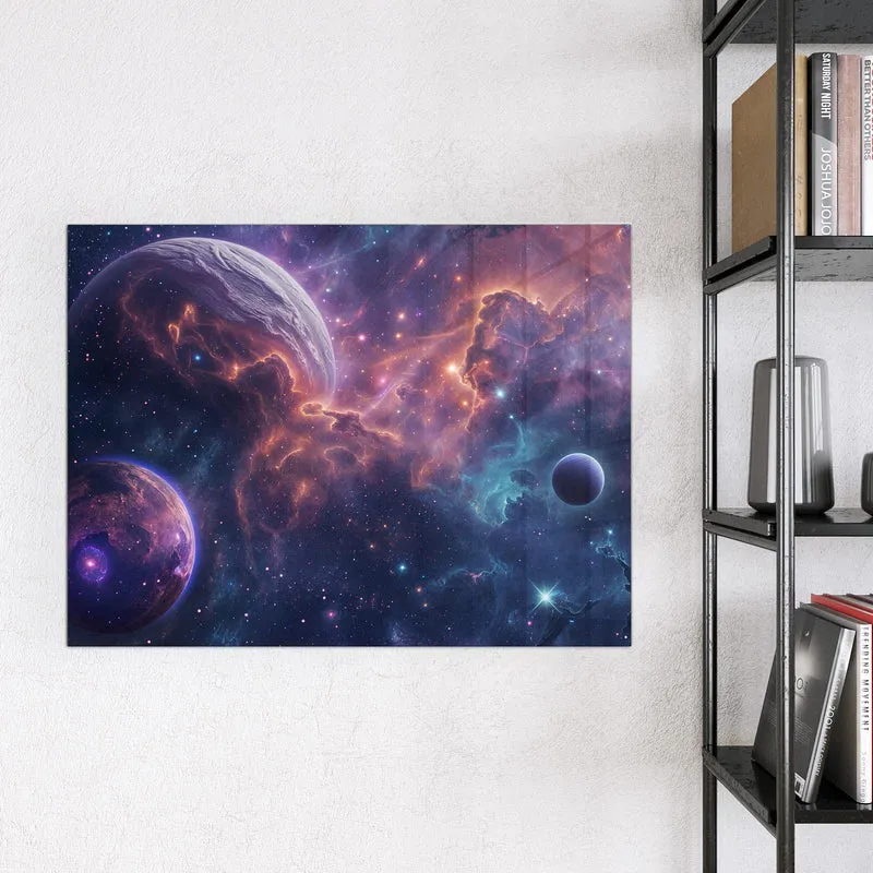 Magnettafel - Planet mit Ring