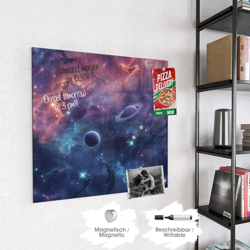 Magnettafel - Planet mit Ring