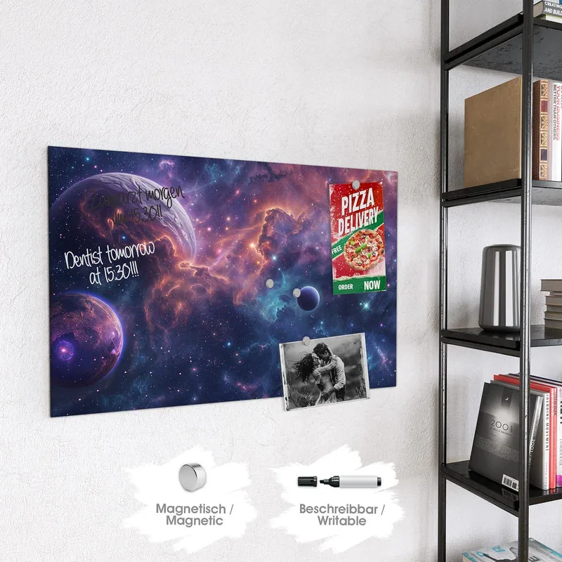 Magnettafel - Planet mit Ring